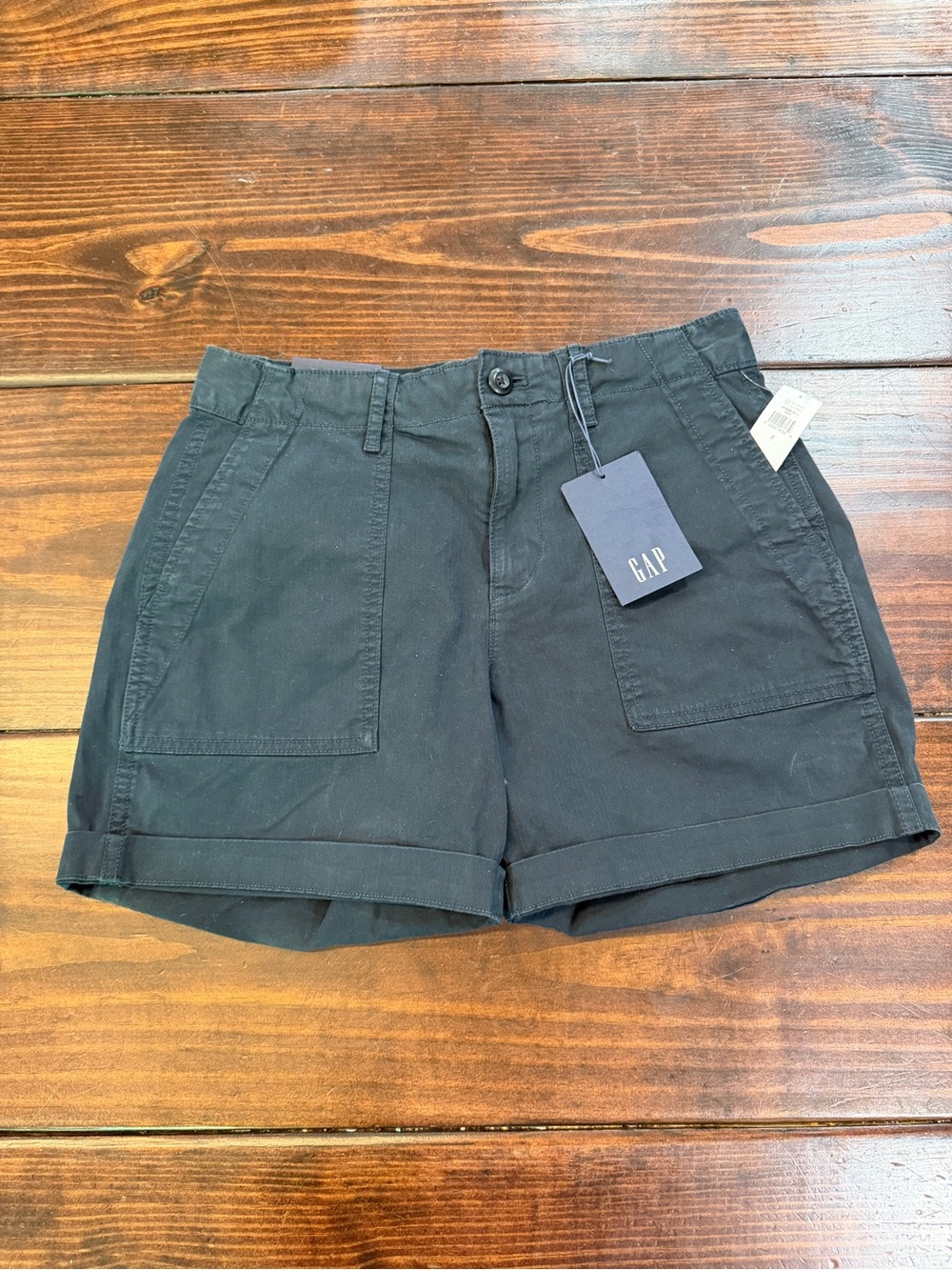 GAP Women's Navy Utility Cotton Shorts NWT